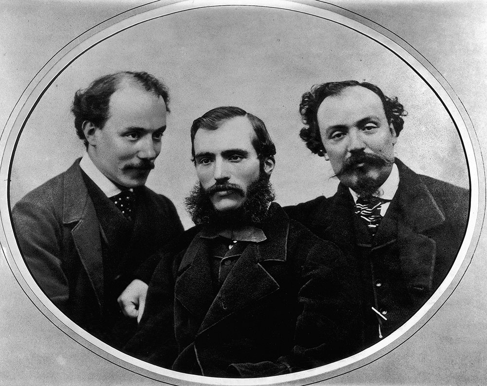 Giuseppe, Leopoldo and Romualdo Alinari in 1860