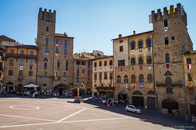 Arezzo's Historic Centre.  Picture by Santi.MB Photos (Flickr CC)