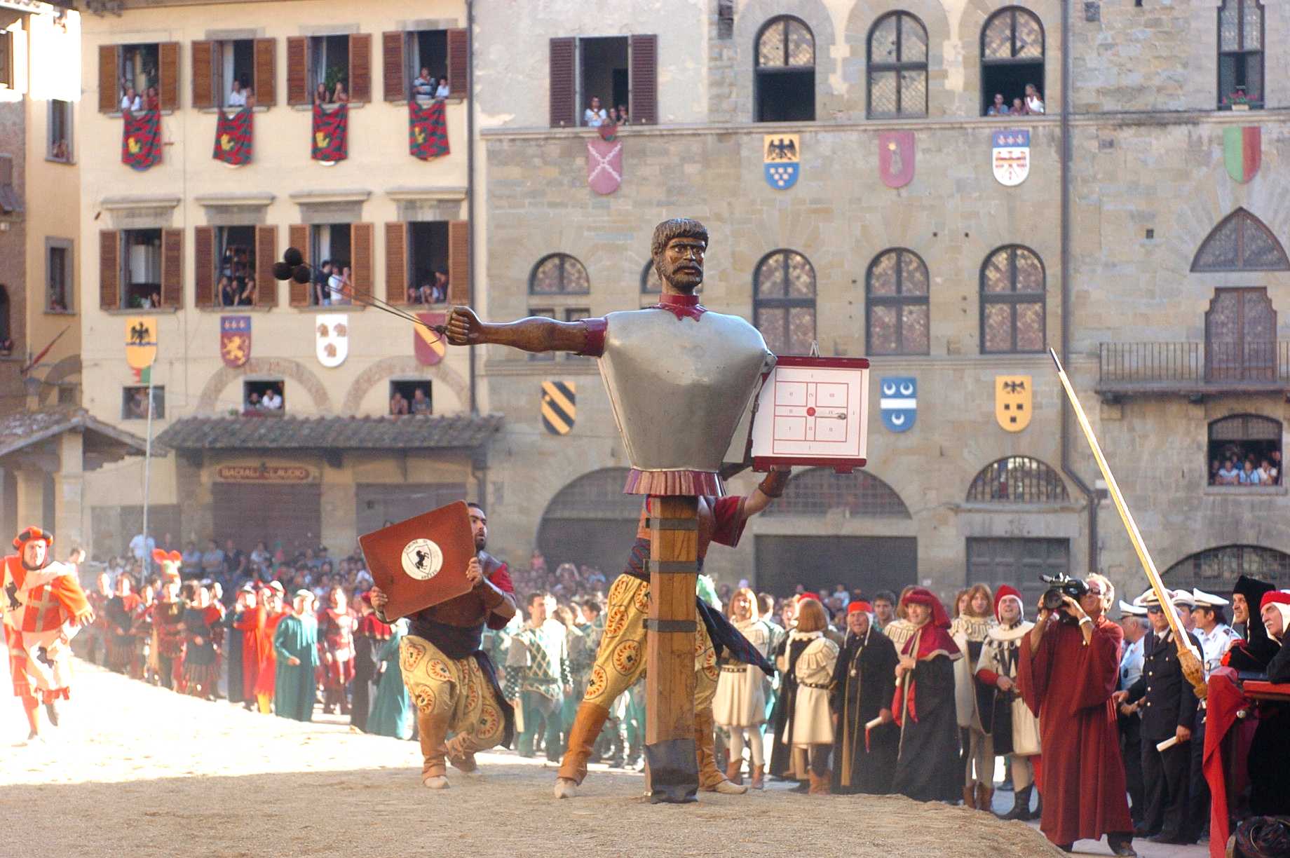The effigy of the joust