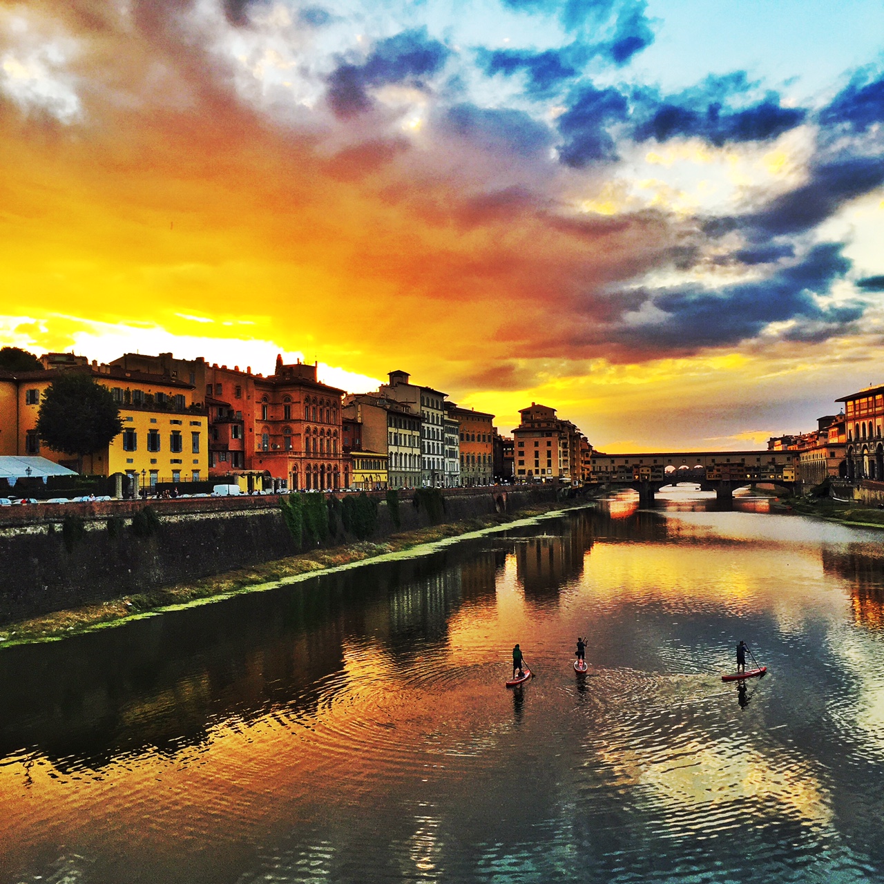 A golden Florentine sunset / ©2016 Helen Farrell for The Florentine