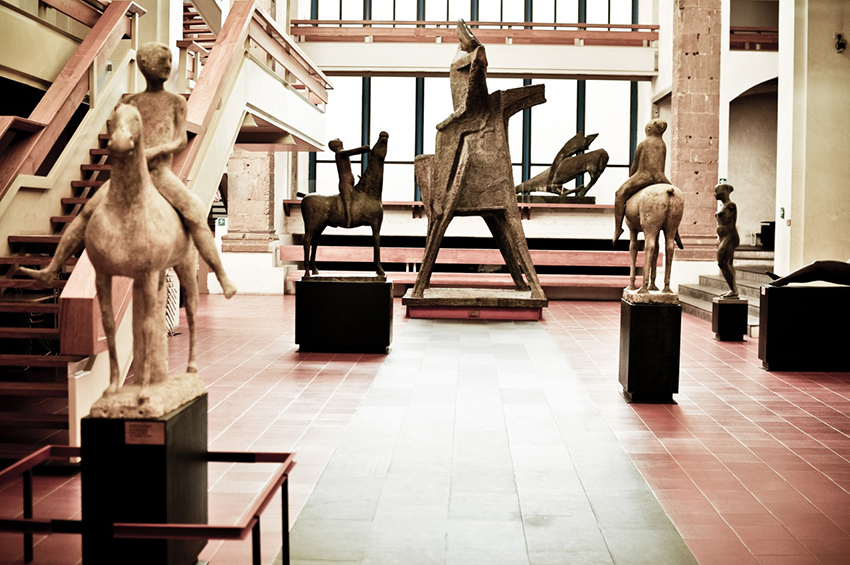 Statues from the permanent collection