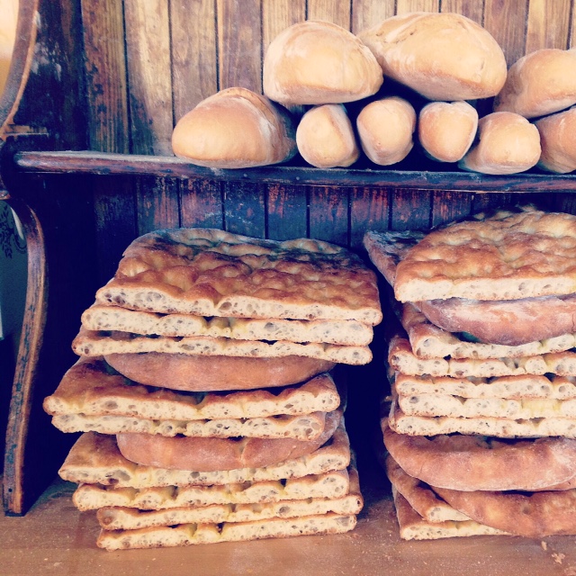 Schiacciata and other delicious breads