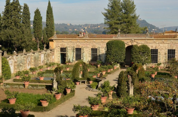 The limonaia at Villa La Pietra
