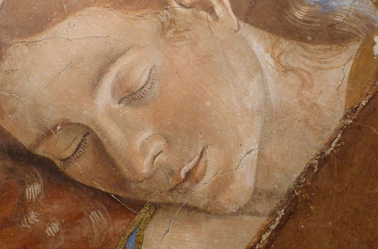 Detail, Domenico del Ghirlandaio, Last Supper, Badia di Passignano Refectory