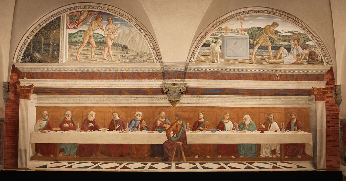Domenico del Ghirlandaio, Last Supper, Badia di Passignano Refectory