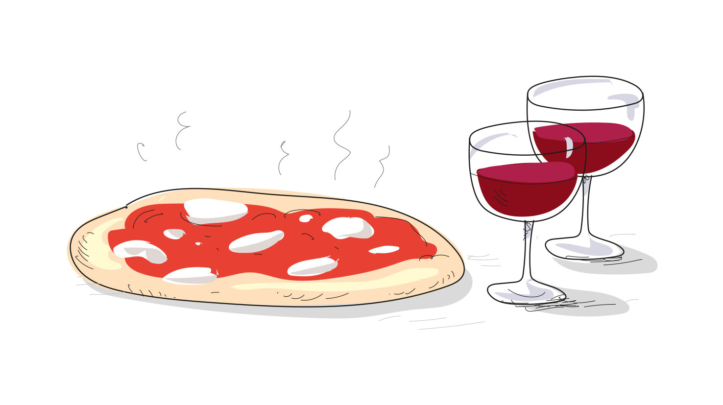 pizza-wine