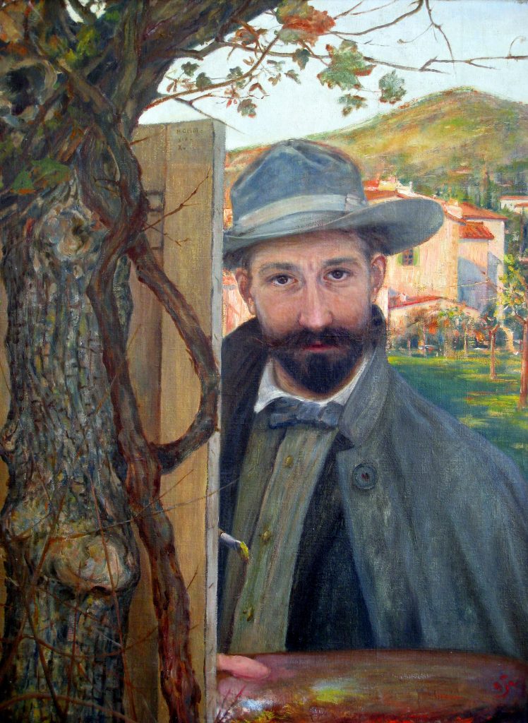 Self-portrait of Carlo Adolfo Schlatter