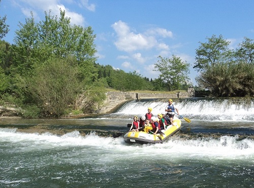 Head out to the river for a memorable rafting experience on the Sieve river