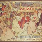 Alphonse Mucha 'Les Amants' 1895 © Mucha Trust 2023