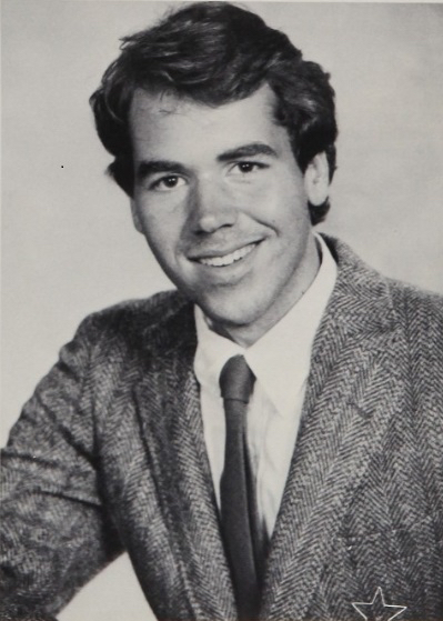 Bret Easton Ellis in 1982, the period around which the novel is set