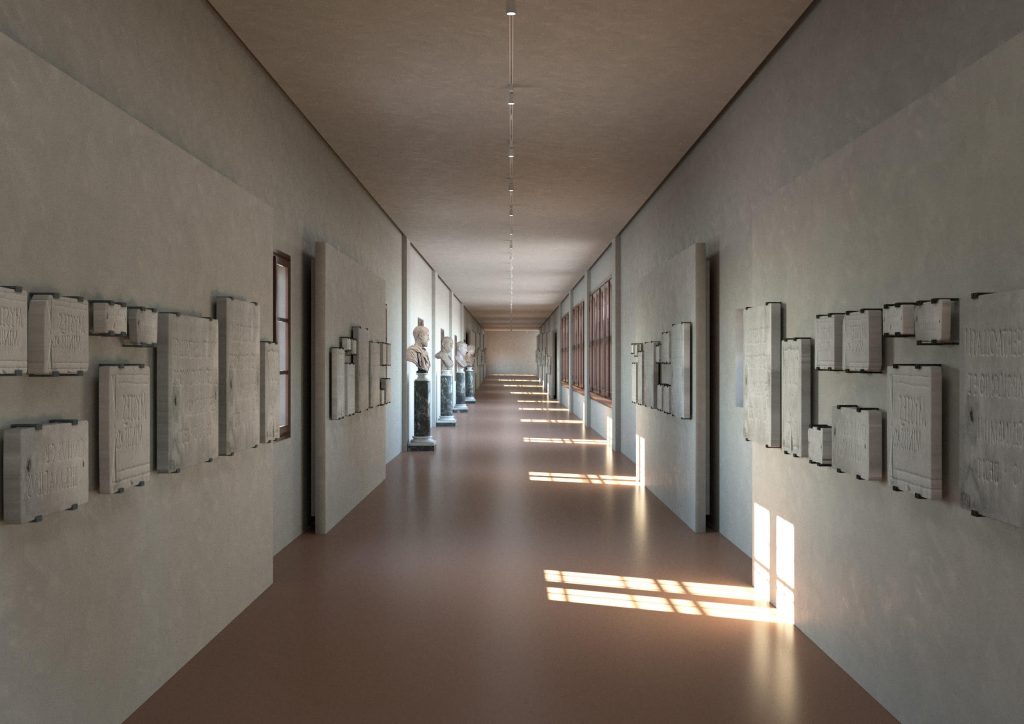Vasari Corridor rendering