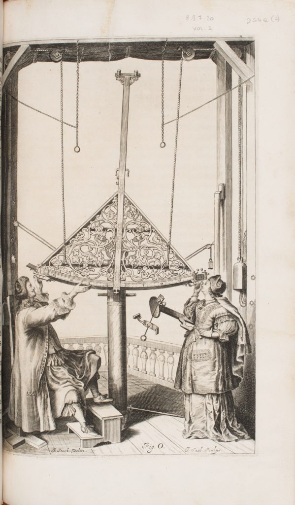Elisabeth Hevelius, from Johannes Hevelius, Machina coelestis, vol. I, 1673